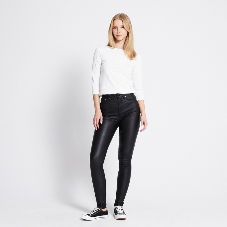 High waist skinny jeans "Snake"